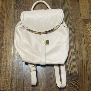 Beige backpack
